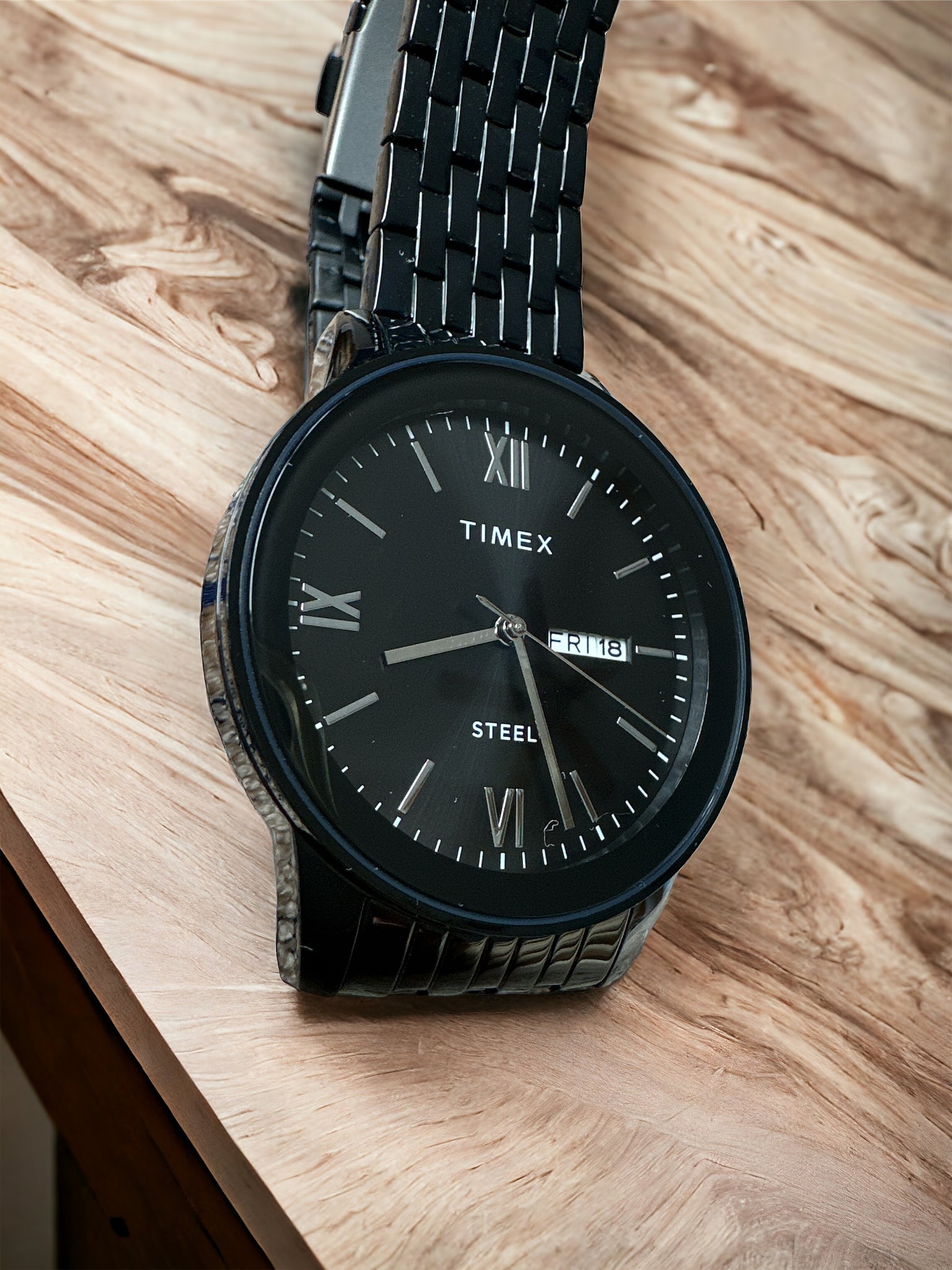 Timex Men's Dress Analog Stainless Steel Bracelet Watch