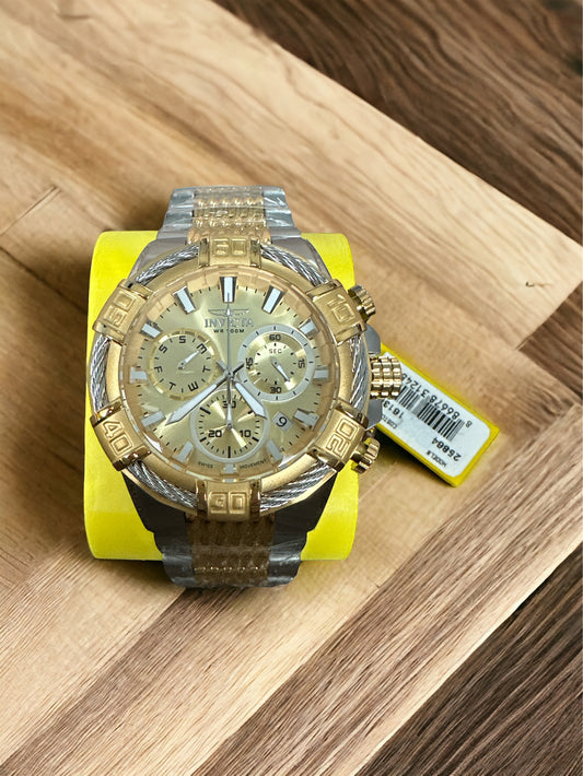 Invicta Bolt Z60 Caliber Men's Watch - 51mm, Gold (25868)